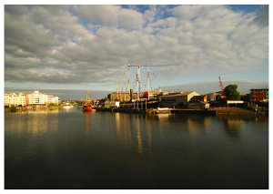 Bristol Docks.  Photo by William Datson